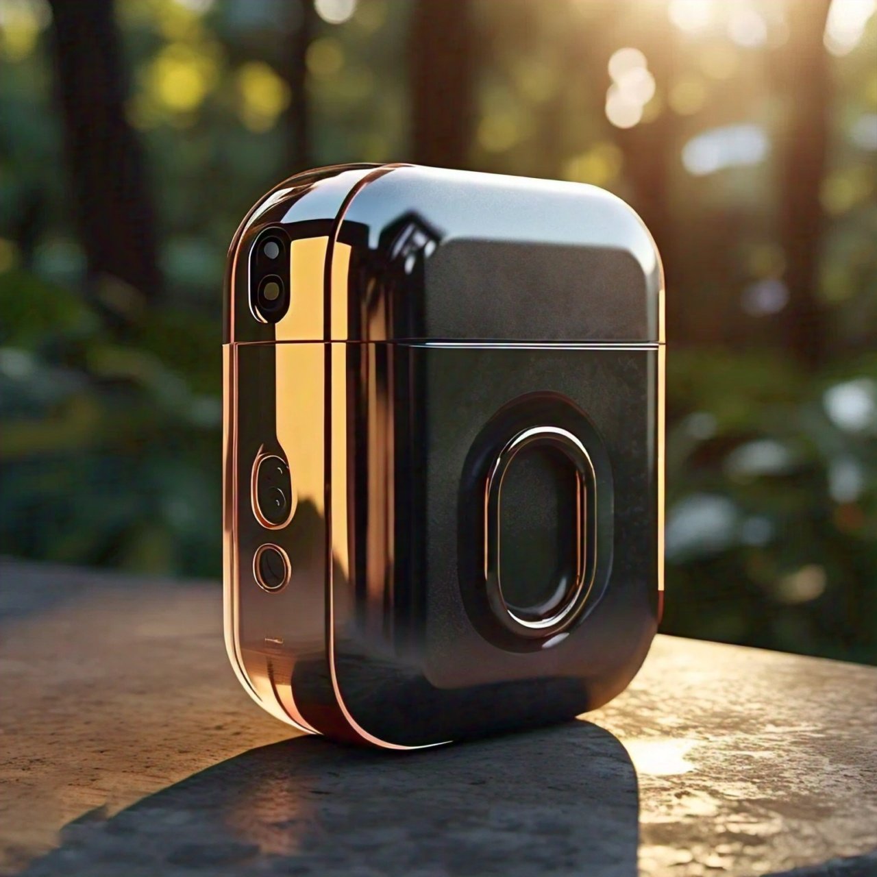 a_earphone_case_product_design_image_for_entire_category_outdoors_sunlight_no_branding